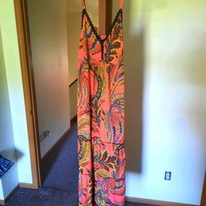 Summer maxi dress with adjustable straps. NEW